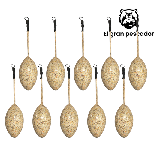 Oferta 10 Plomos Surfcasting Bomba 125g Arena