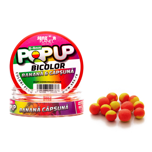Senzor Planet Pop Up Bicolor Platano Fresa 6-8mm