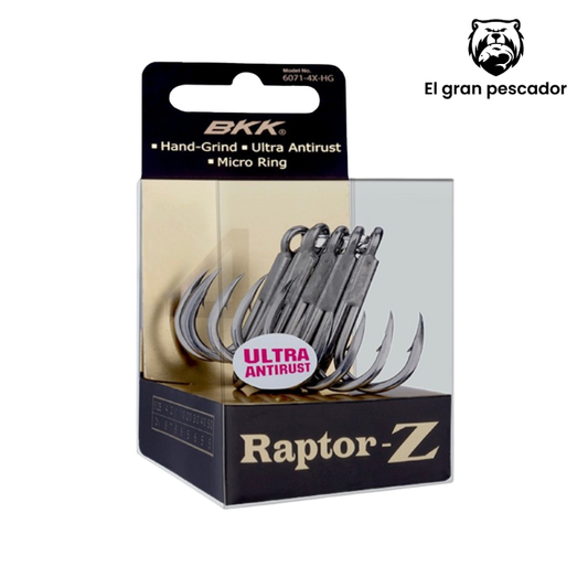 Anzuelos Triple BKK Raptor Z 3/0 6pcs