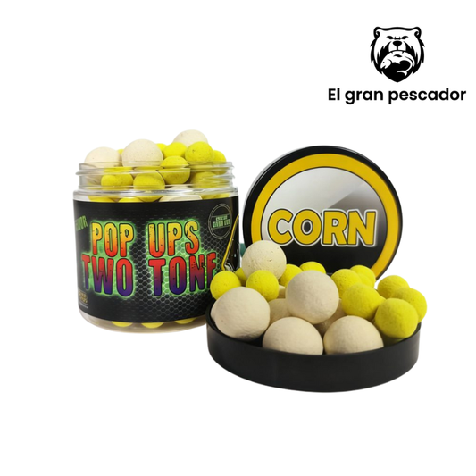 Pro Elite Baits Corn Pop Ups Two Tone 12/14mm