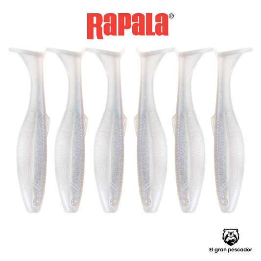 Vinilos Rapala CrushCity Albino Shad 4´´ 10cm 6unidades