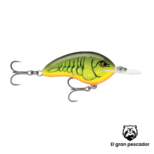 Crankbait Rapala Deep Tiny 7 Cangrejo Amarillo