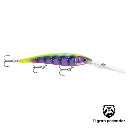 Rapala Gold Minner Amarillo Morado Fire 12cm