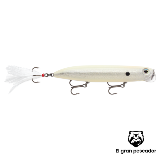 Señuelo Superficie Rapala Jowler 127 26g Blanco Brillo