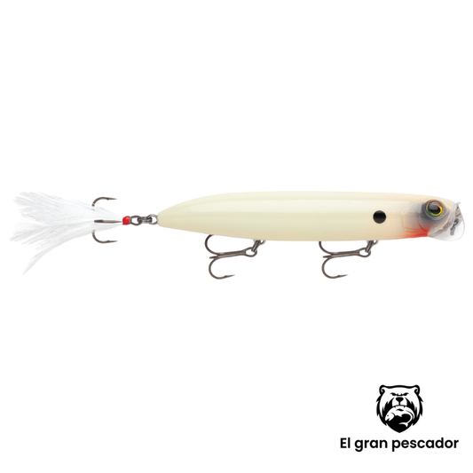Señuelo Superficie Rapala Jowler 127 26g Blanco Leche