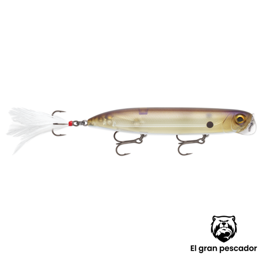 Señuelo Superficie Rapala Jowler 127 26g Marron Semi Transparente