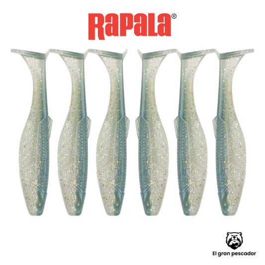 Vinilos Rapala CrushCity Sexy Shad 4´´ 10cm 6unidades