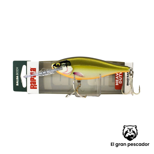 Rapala Shad Rap (Peces Grandes) 95mm 3,5m Olive Green