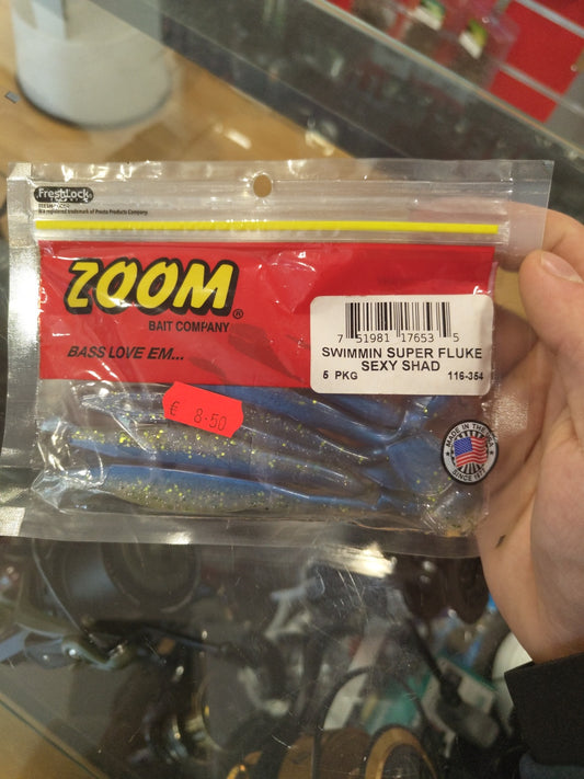 Vinilos Zoom Swimmin Super Fluke Sexy Shad