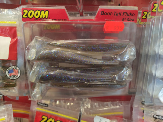 Vinilos Zoom Boat Tail Flucke Electric Shad