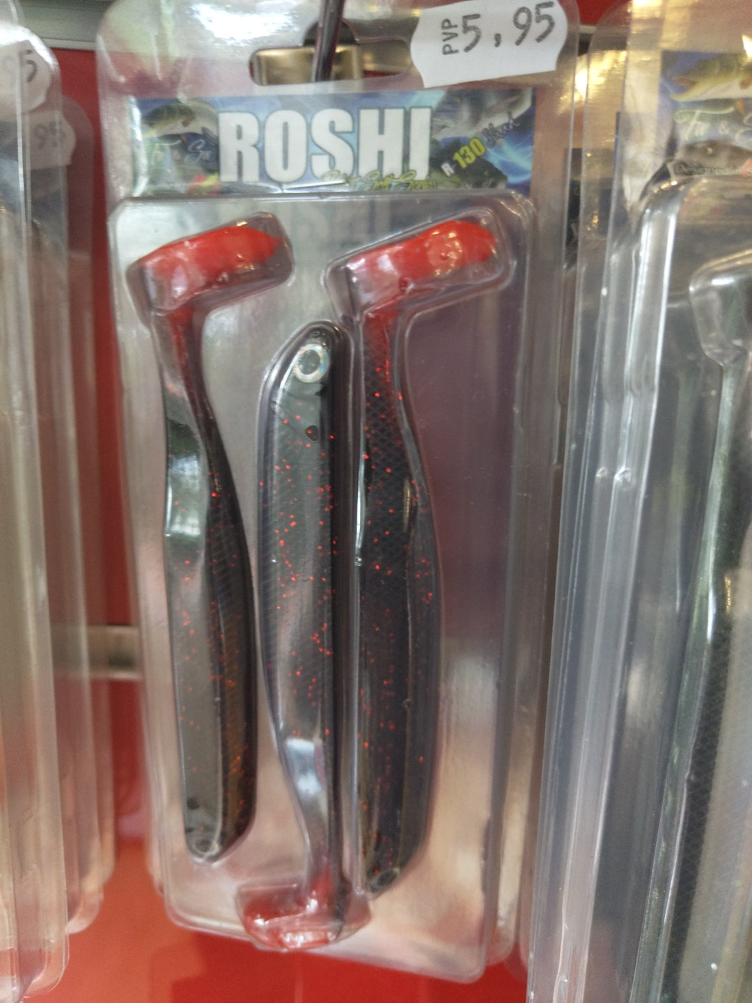 Vinilos Roshi Fishing R-Shad 130mm 12gr Darknach