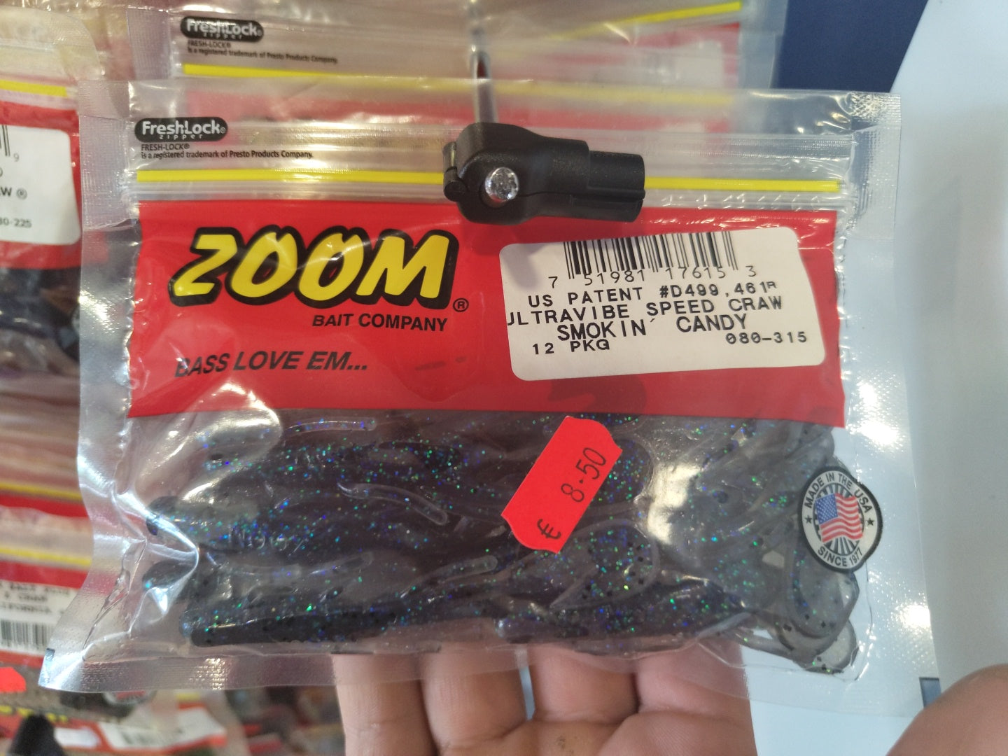 Vinilos Zoom Ultravive Speed Craw Smokin Candy