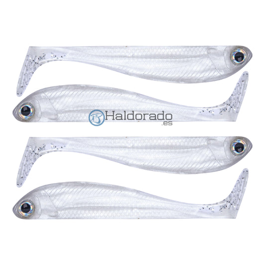 Vinilos Roshi Fishing R-Shad 100mm 9gr Pearl White
