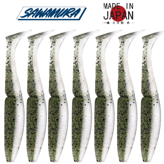 Vinilo Sawamura One Up Shad 3″ 060 Baby Bass 7uds
