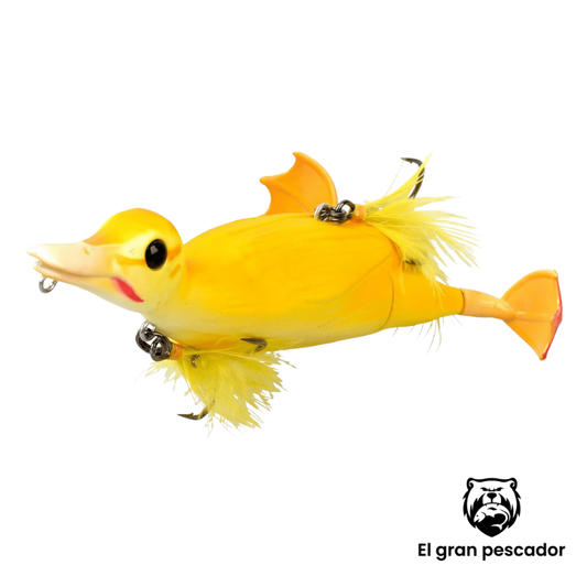 Señuelo Pato Negro Savage Gear Amarillo 10,5cm 28g