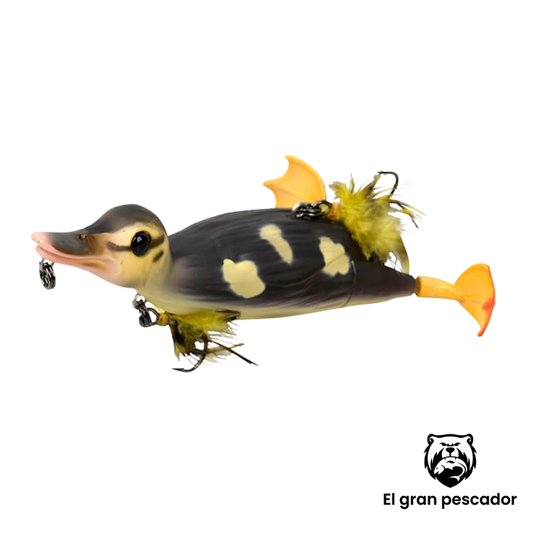 Señuelo Pato Negro Savage Gear Negro 15cm 70g