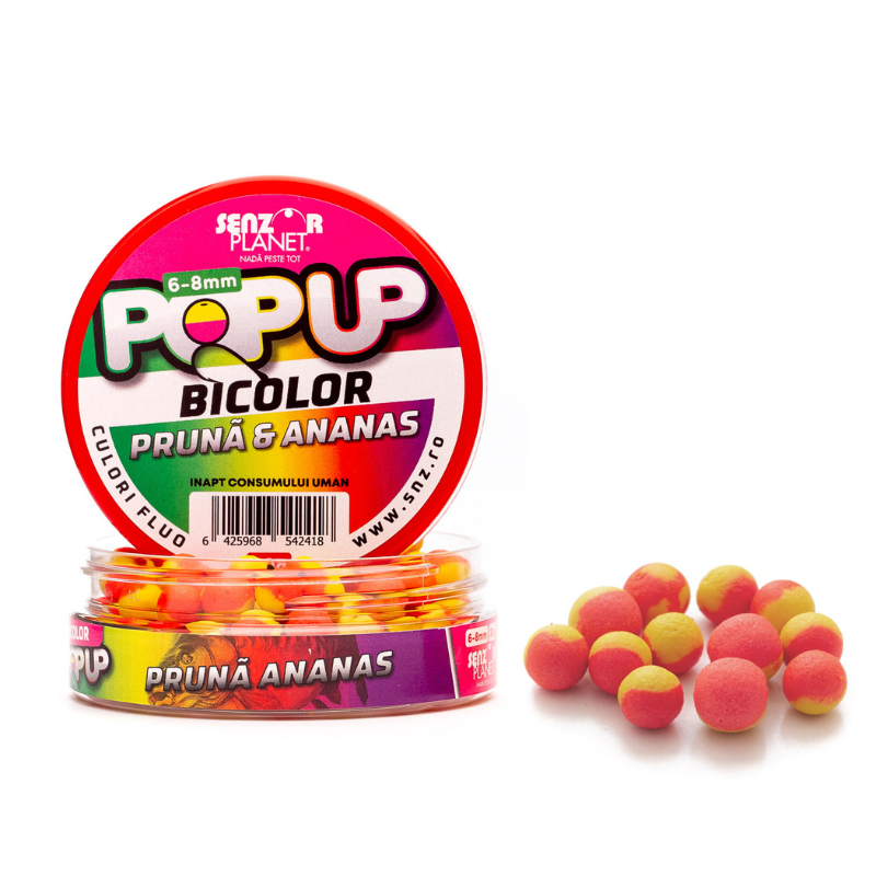 Senzor Planet Pop Up Bicolor Ciruela Piña 6-8mm