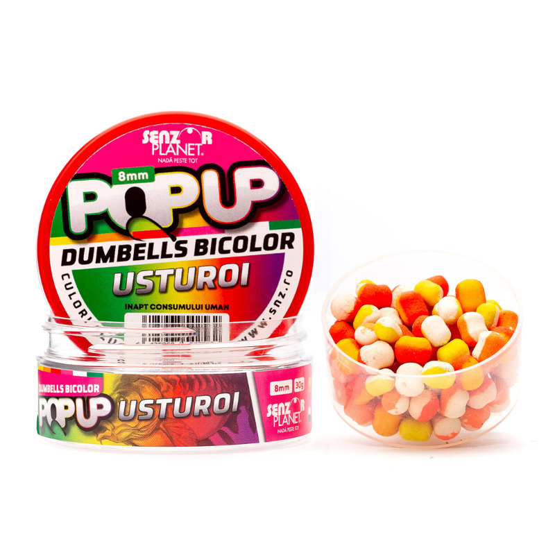 Senzor Planet Pop Up Dumbell Bicolor Ajo 8mm