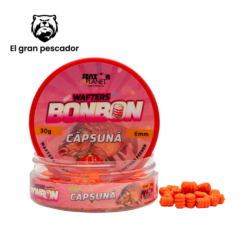 Senzor Planet Wafter Dumbell Bonbon Fresa 6mm