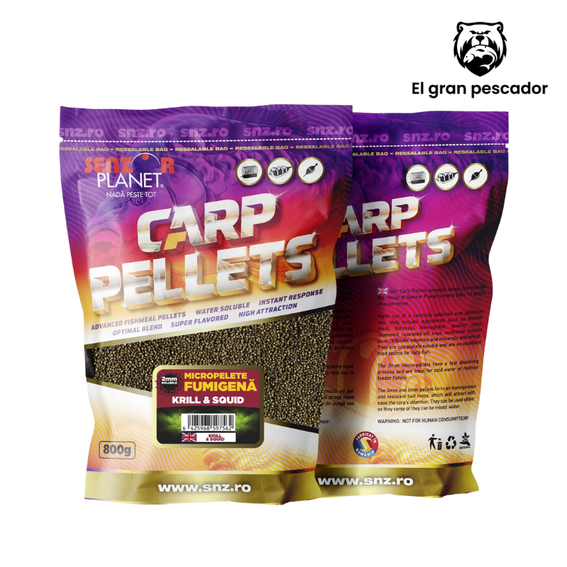 Senzor Planet Micro Pellets Krill Squid Flumino 2mm