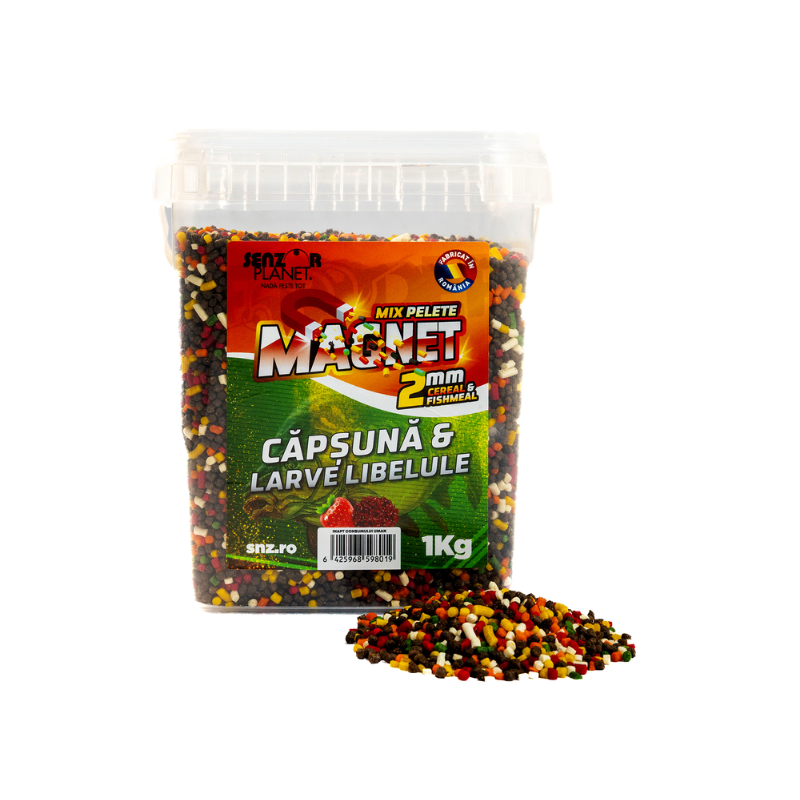 Senzor Planet Magnet Pellet Fresa Larvas Libelula 2mm 1kg