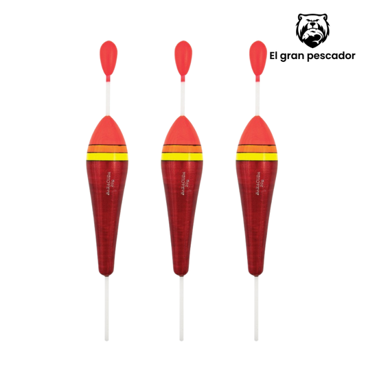 Set 3 Flotadores Baracuda BR-20 20g