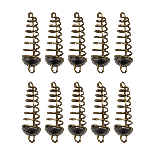 10 x Cebadores Muelle Bronce 30gr