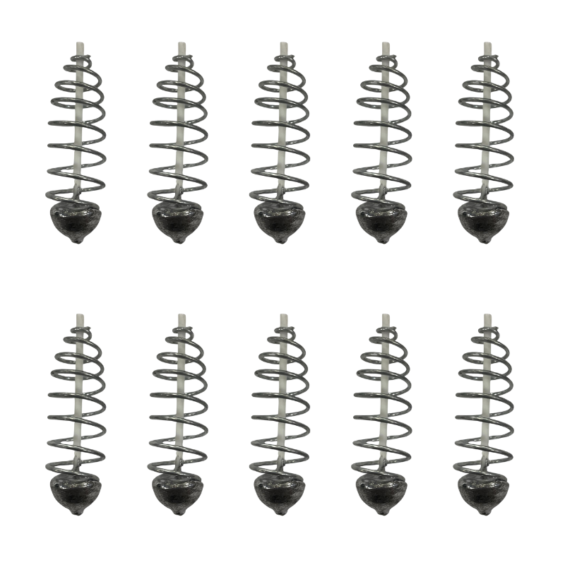 10 x Cebadores Muelle Inline 25gr