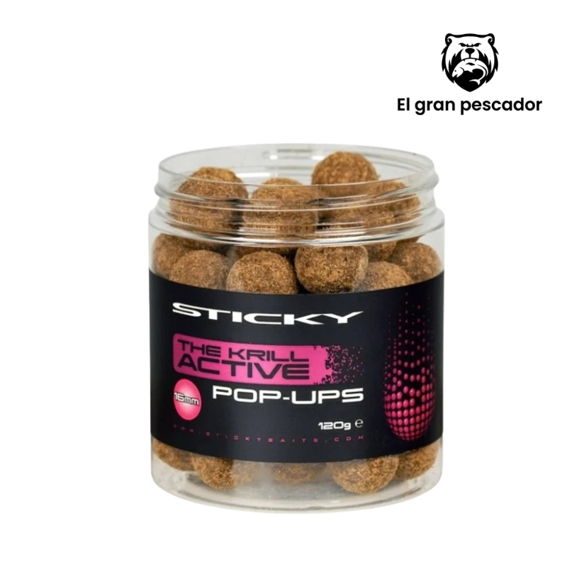 Sticky Baits The Krill Active Pop Ups 16mm