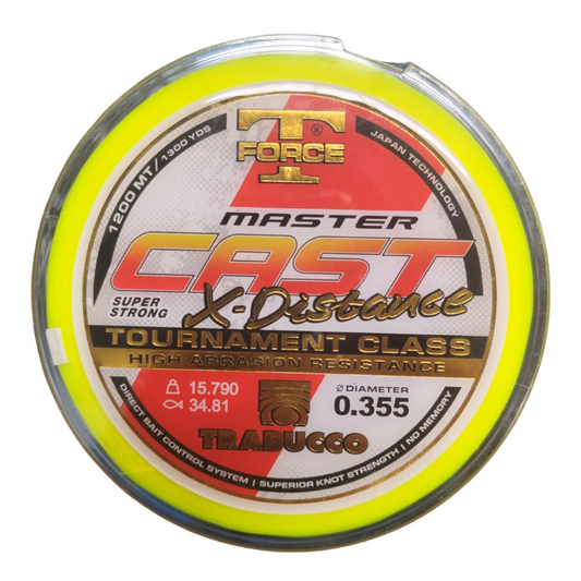 Hilo Trabucco T-Force Master Cast X-Distance 0,405mm 44,38kg