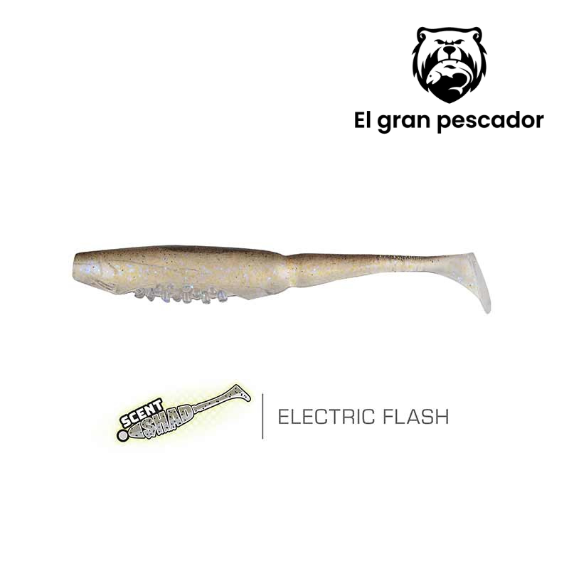 Vinilos Fox Rage Scent Shad Electric Flash 7cm