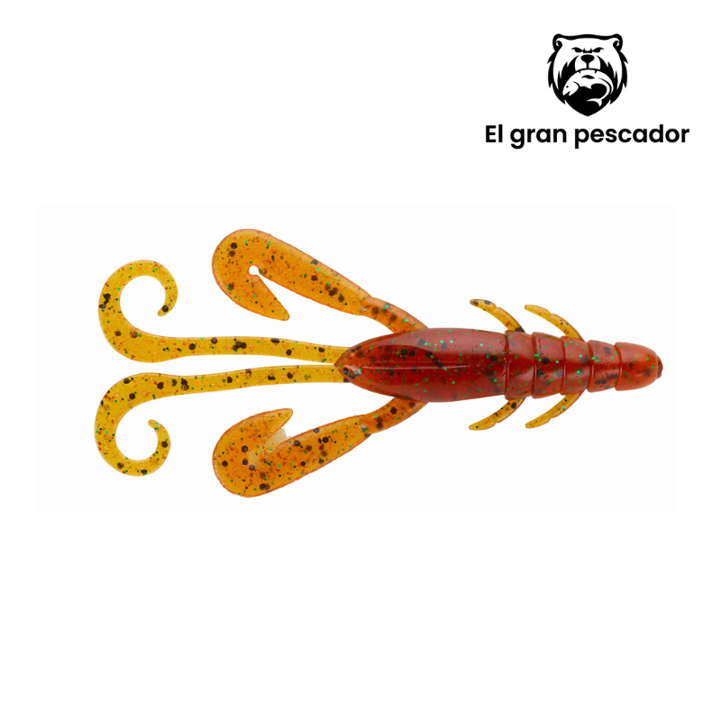 Vinilo Daiwa PX Craw Green Pumpkin Orange 5pcs