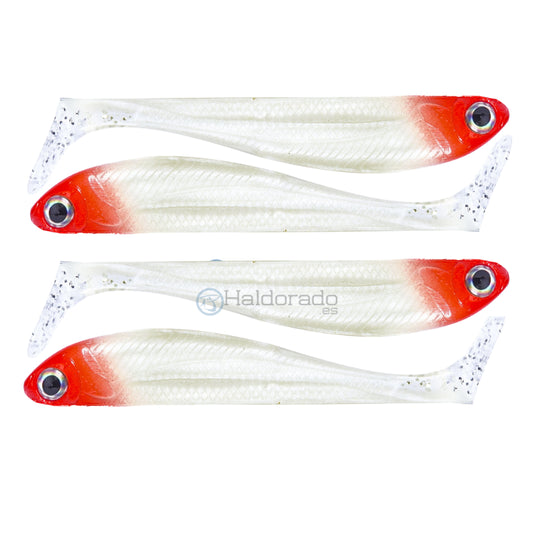 Vinilos Roshi Fishing R-Shad 100mm Red Head