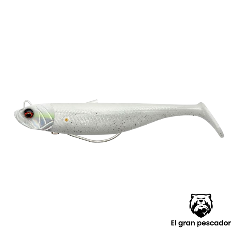 Señuelo Savage Gear Minnow Weedless 12,5cm 28g Blanco