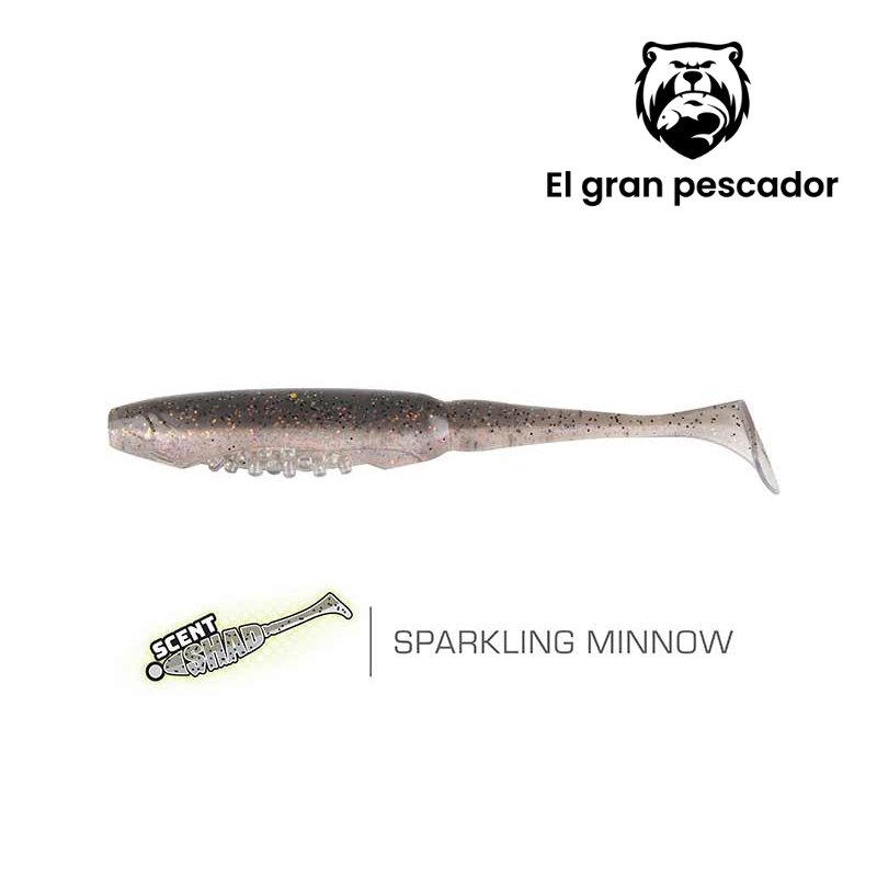 Vinilos Fox Rage Scent Shad Sparkling Minnow 11cm
