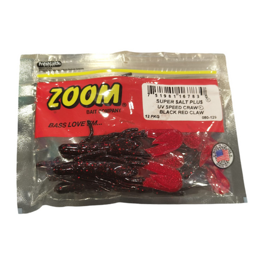 Vinilos Zoom Ultravive Speed Craw Black Red Claw