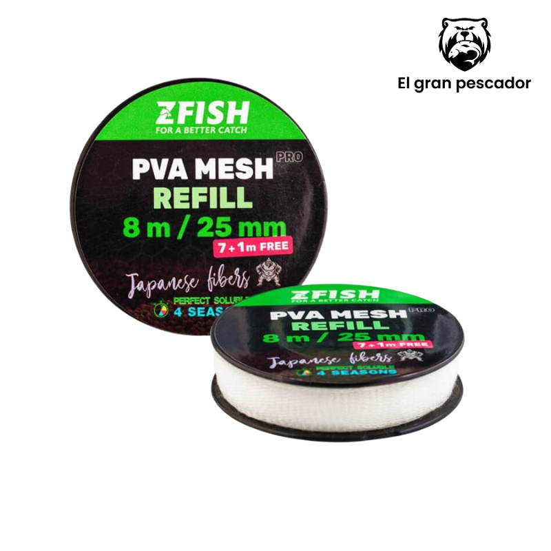 Zfish Recambio PVA 25mm 8m