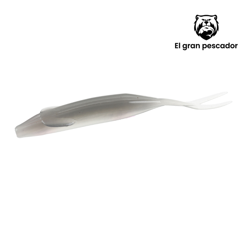 Vinilos Zoom Wingued Fluke Ghost Shad 5´´ 6pcs